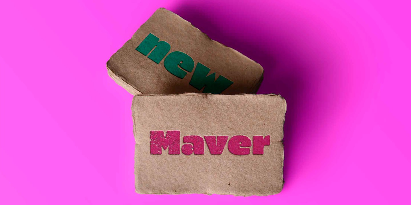Maver Modify Font preview